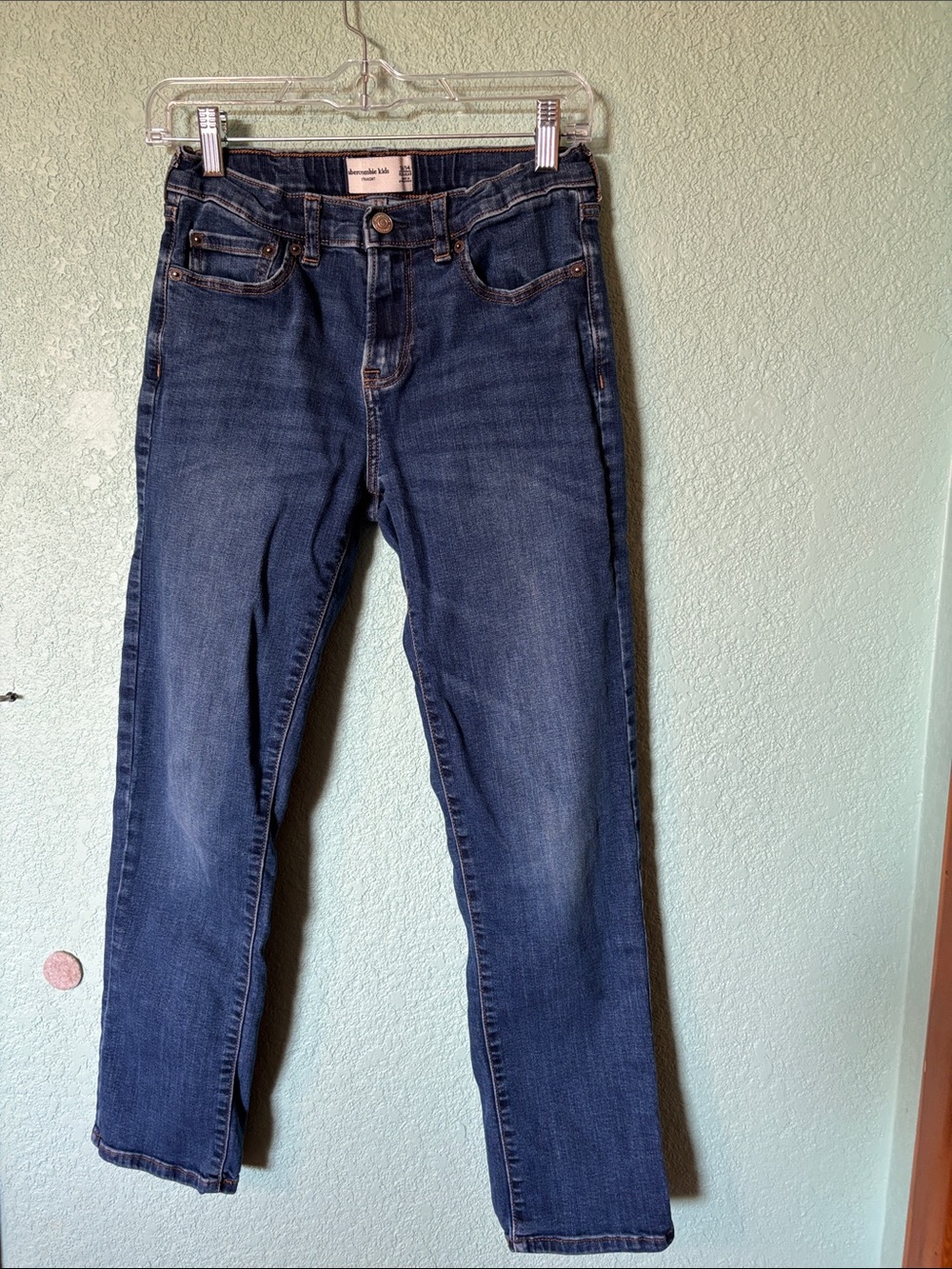 Abercrombie Kids Straight Blue Jeans Boys Size 13/14 Regular Good